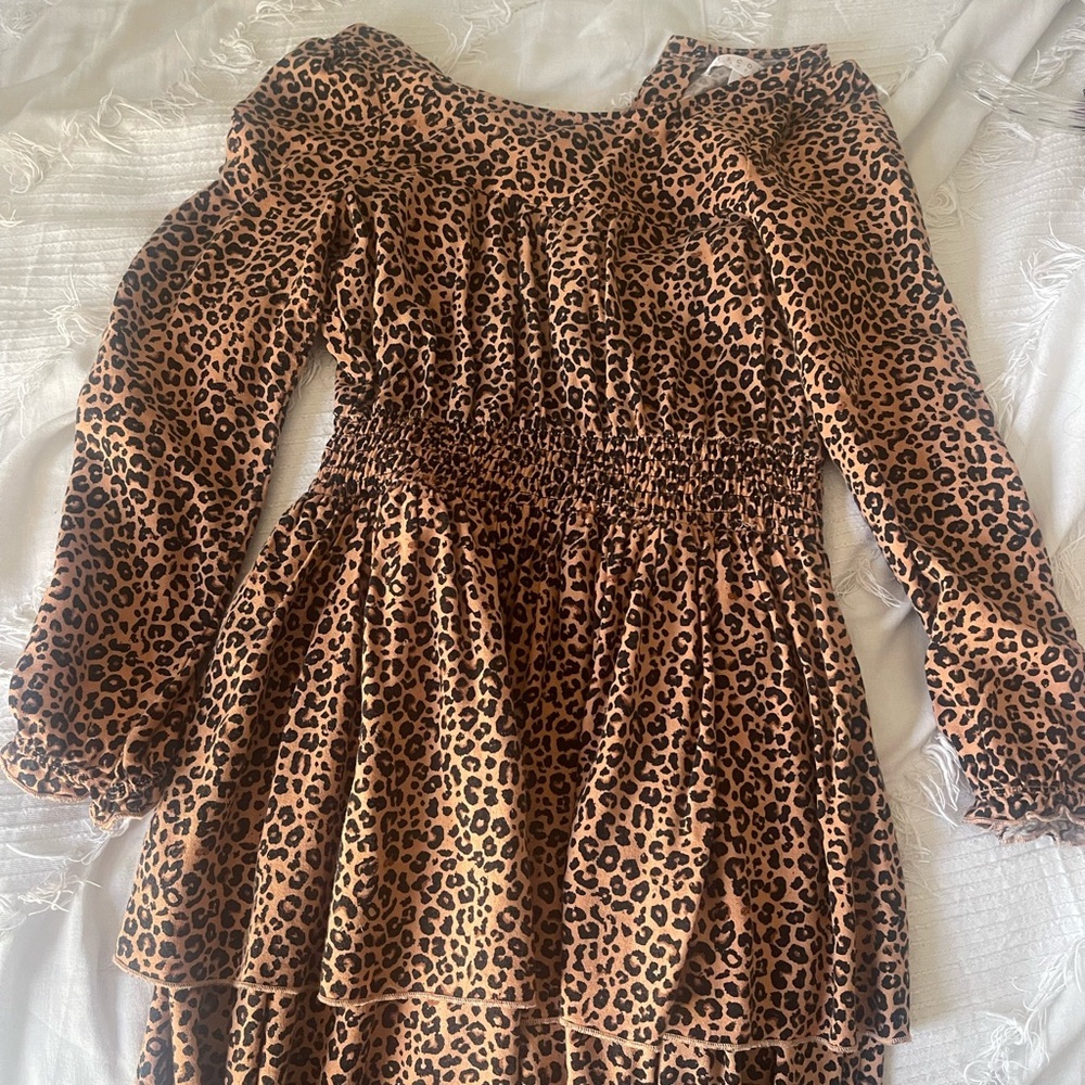 Cheetah dress for girls size 7